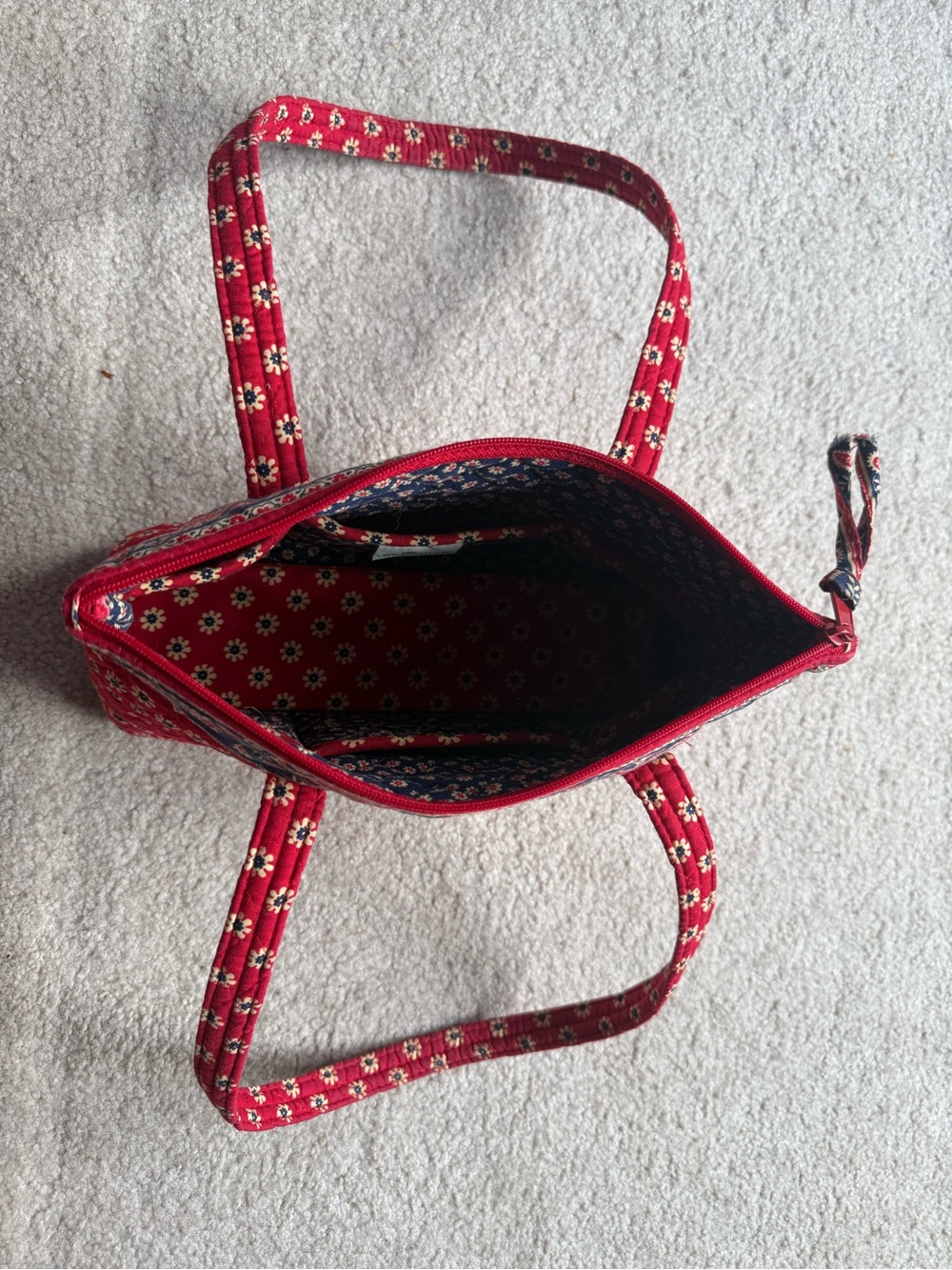 Vintage NWOT Vera Bradley Little Betsy - Americana Red - Picture 6 of 7